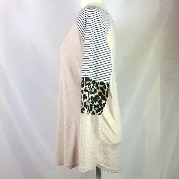 Harley Mixed Prints Blouse - Picture 6 of 12